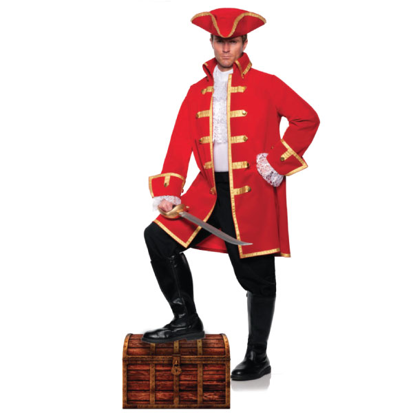 Pirate Captain Adult Costume - GYPSY TREASURE - COSTUMES & COSMETICS