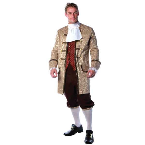 Colonial Man Adult Costume - GYPSY TREASURE - COSTUMES & COSMETICS
